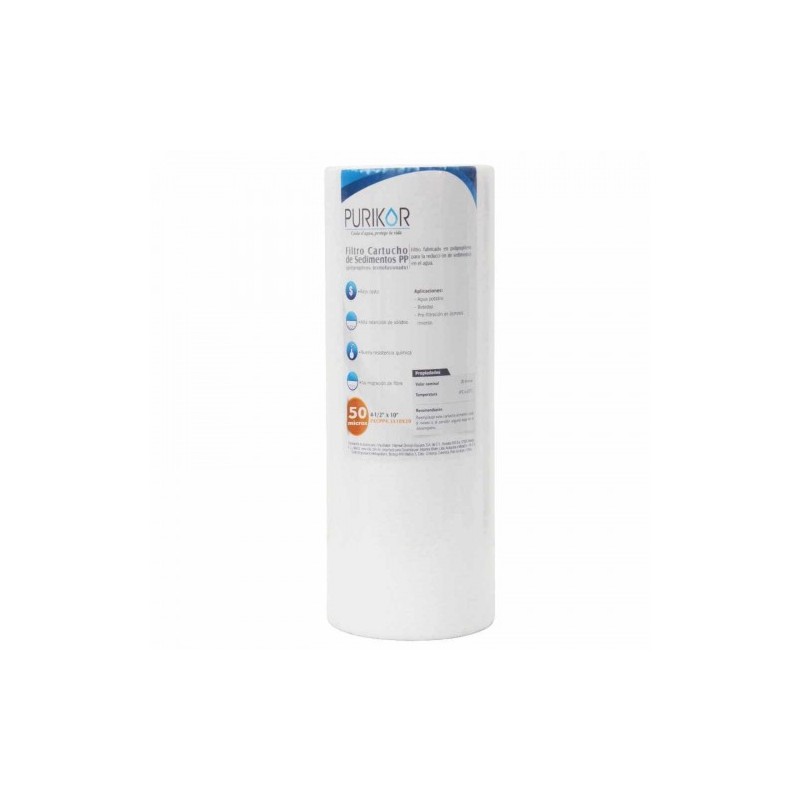 FILTRO CARTUCHO DE POLIPROPILENO TERMOFUSIONADO PKCPP4.5X20X50