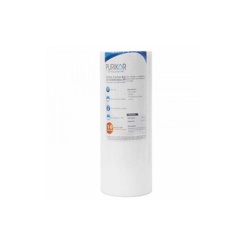 FILTRO CARTUCHO DE POLIPROPILENO TERMOFUSIONADO PKCPP4.5X20X10