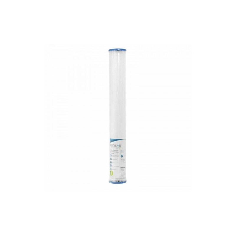 FILTRO CARTUCHO PLEGABLE 2.5" DIAMETRO, 20" ALTURA PKCPL2.5X20X20