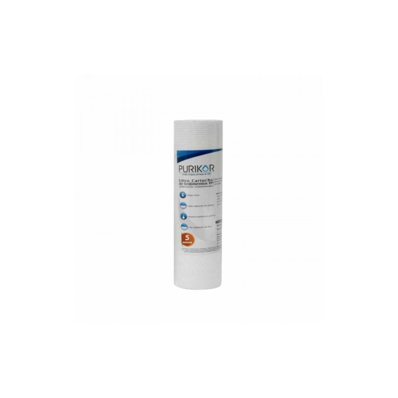 FILTRO CARTUCHO DE POLIPROPILENO TERMOFUSIONADO PKCPP2.5X10X5