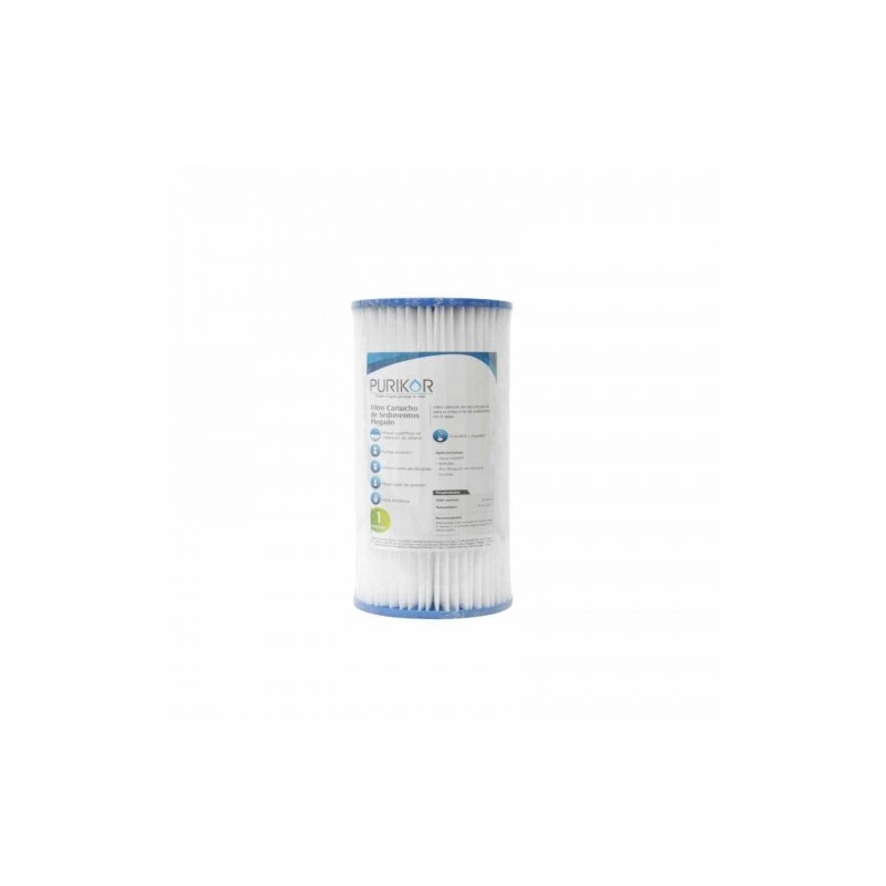 FILTRO CARTUCHO PLEGABLE 4.5" DIAMETRO, 10" ALTURA PKCPL4.5X10X1
