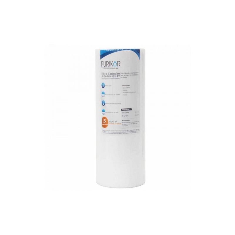 FILTRO CARTUCHO DE POLIPROPILENO TERMOFUSIONADO PKCPP4.5X20X5