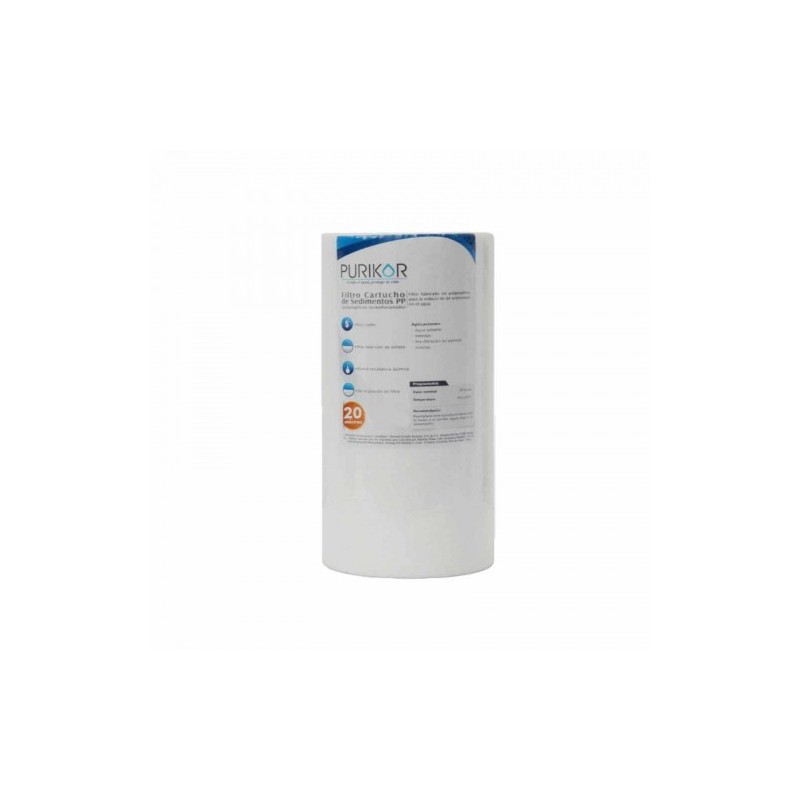 FILTRO CARTUCHO DE POLIPROPILENO TERMOFUSIONADO PKCPP4.5X10X20