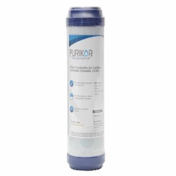 FILTRO CARBON ACTIVADO GRANULAR (GAC) DIAMETRO 2.5", ALTURA 20" PKCGAC2.5X20