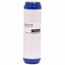 FILTRO CARBON ACTIVADO GRANULAR (GAC) DIATMETRO 2.5", ALTURA 10" PKCGAC2.5X10