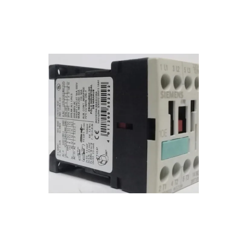 CONTACTOR DE POTENCIA TRES FASES PARA 12 amp. 3RT1017-1AN21
