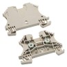 CLEMA DE PASO 2.5 MM² (26-12 AWG) 800V, 24V, COLOR BEIGE OSCURO WDU 2.5