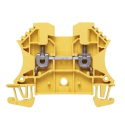 CLEMA DE PASO COLOR AMARILLO 26-12 AWG WEIDMULLER WDU 2.5 GE
