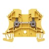 CLEMA DE PASO COLOR AMARILLO 26-12 AWG WEIDMULLER WDU 2.5 GE