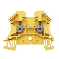 CLEMA DE PASO COLOR AMARILLO 26-12 AWG WEIDMULLER WDU 2.5 GE