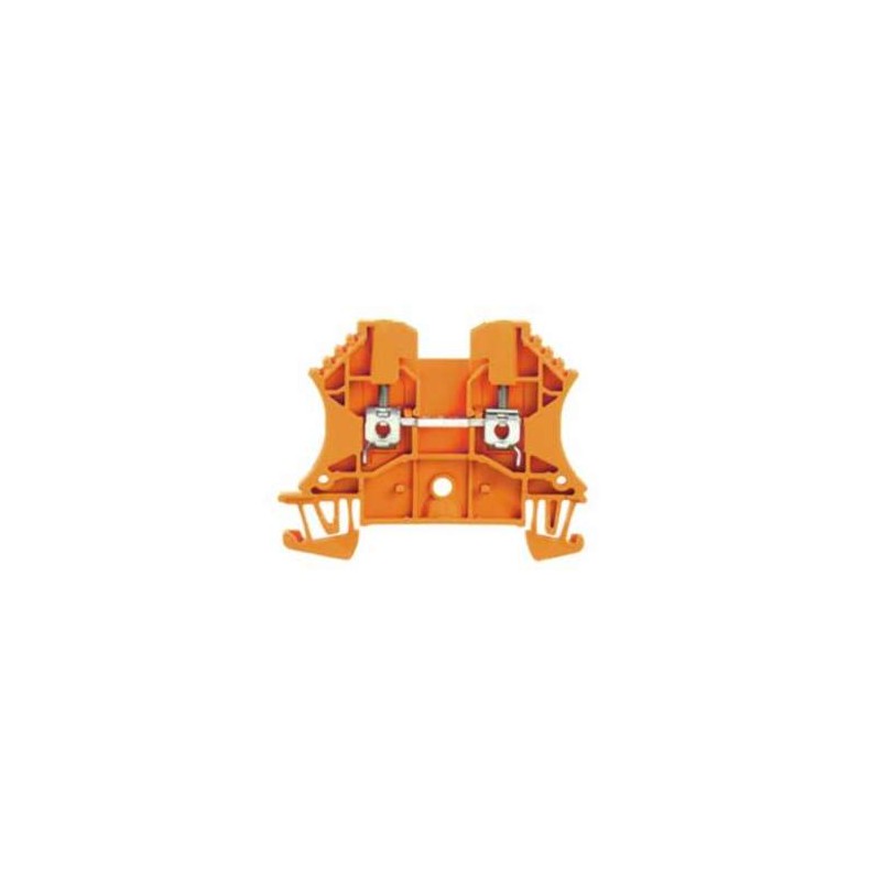 CLEMA DE PASO COLOR NARANJA 26-12 AWG WEIDMULLER WDU 2.5 OR
