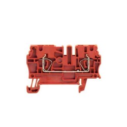 CLEMA DE PASO COLOR ROJO 2.5 WEIDMULLER  ZDU 2.5 RT