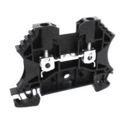 WDU 2.5 SW 1020010000 CLEMA DE PASO COLOR NEGRO 26-12 AWG WEIDMULLER WDU 2.5 SW