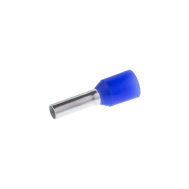 PUNTA FERRUL 14 AWG, 2.5 mm², 8 mm, Azul H2,5/15D BL