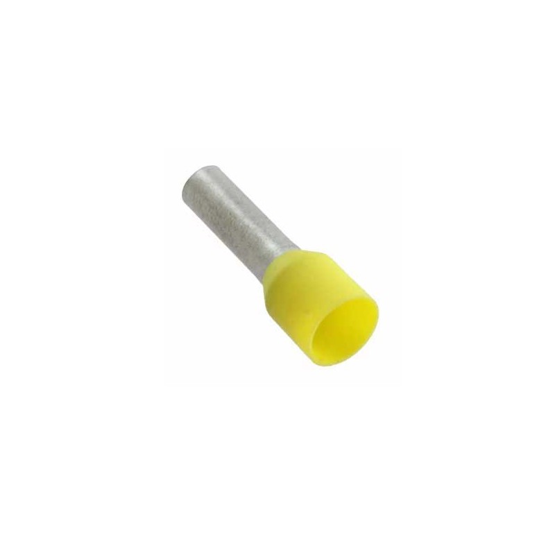 PUNTA TERMINAL AMARILLO 10AWG 100PZ  H6,0/20D GE