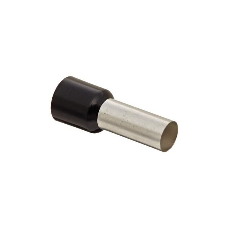 PUNTA TERMINAL NEGRO 10AWG (100PZ) H6,0/20 SW