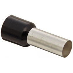 PUNTA TERMINAL NEGRO 10AWG (100PZ) H6,0/20 SW