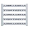 ETIQUETA P/ CLEMA 50 PZA DEL 151-200 DEK 5 FW 151-200