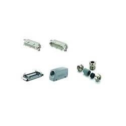 KIT DE CONECTORES PARA FABRICAR UN CONECTOR COMPLETO 24 POLOS, 16 A, 500 V HDC-KIT-HE 24.130
