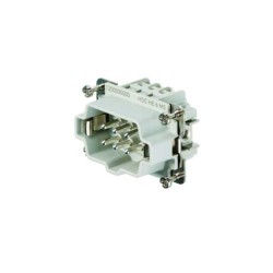 CONECTOR MACHO 6 POLOS 16 AMP HDC HE 6 MS