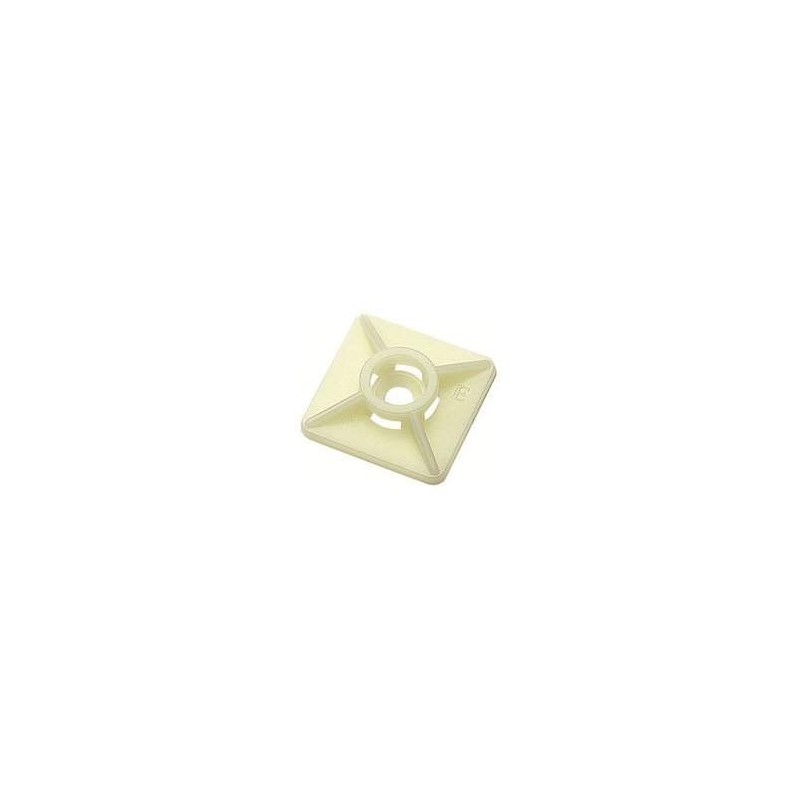 BASE AUTOADHERIBLE DE FIJACIÓN DE CABLE 19X19MM CBH 19/19 NC