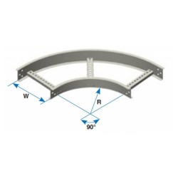 CURVA HORIZONTAL ESC Z 12 X 8R 90° PERALTE 31