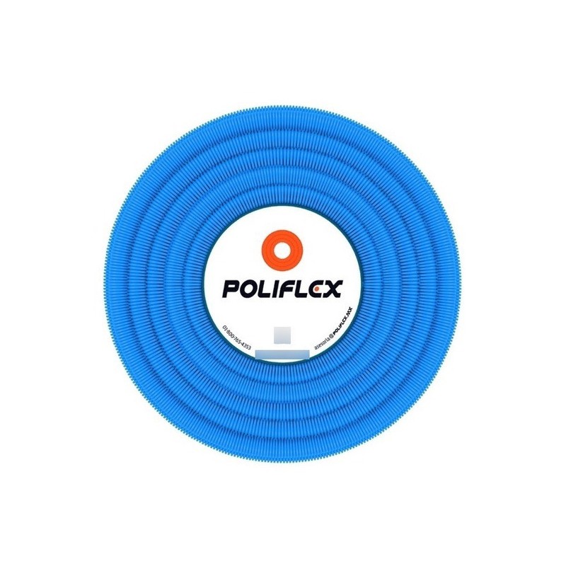 MT. POLIFLEX DE 3 4  AZUL TRICAPA SIN GUIA