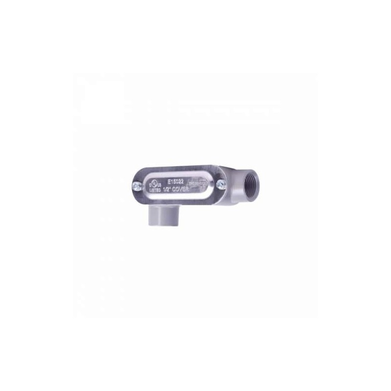 CONDULET OVALADO DE ALUMINIO SERIE 3 C TAPA DE 1