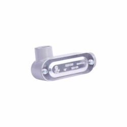CONDULET OVALADO DE ALUMINIO SERIE 3 C/TAPA DE 1"