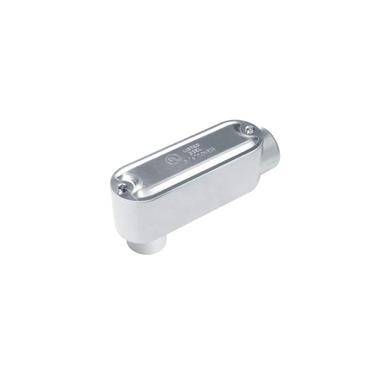 CONDULET OVALADO DE ALUMINIO SERIE 3 C/TAPA DE 3/4"