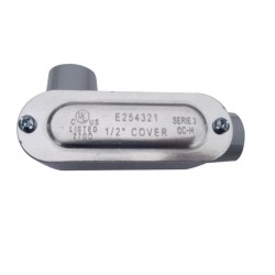 CONDULET OVALADO DE ALUMINIO SERIE 3 C/TAPA DE 3/4"