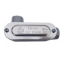 CONDULET OVALADO DE ALUMINIO SERIE 3 C/TAPA DE 3/4"