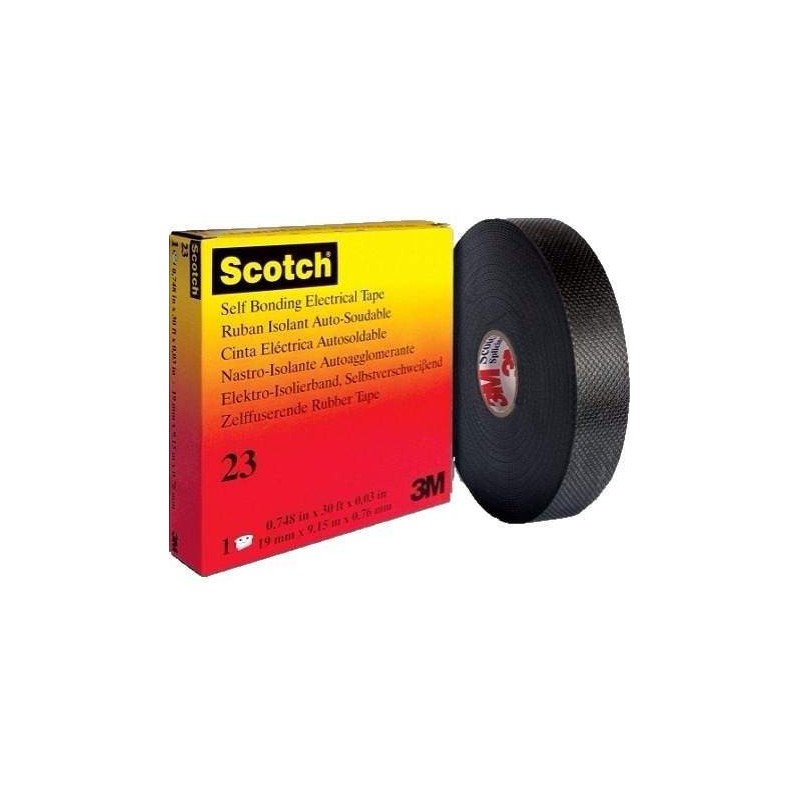 CINTA AUTOVULCANIZANTE SCOTCH 23 MEDIA TENSIÓN SCOTCH 23