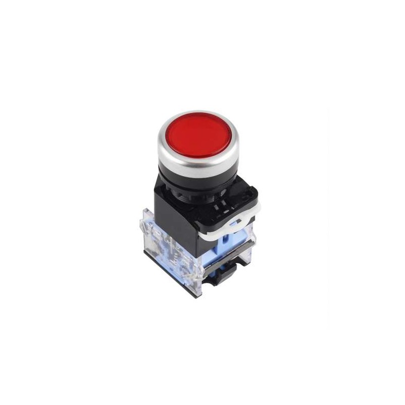 BOTON PULSADOR 10A 440V ROJO