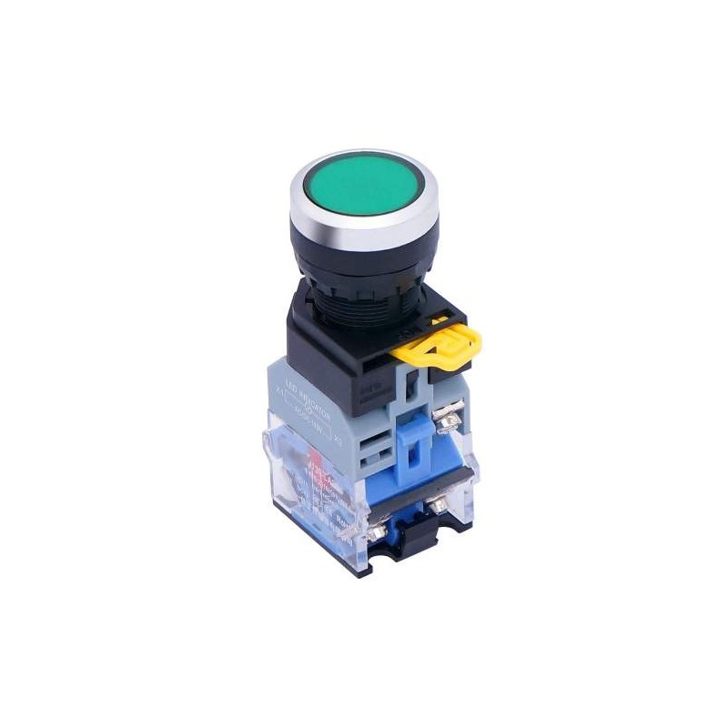 BOTON PULSADOR 10A 440V VERDE