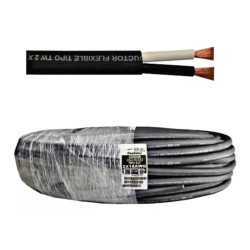 CONDULAC CORDON USO RUDO 2X18 NEGRO TW300V MULTIC FLEX