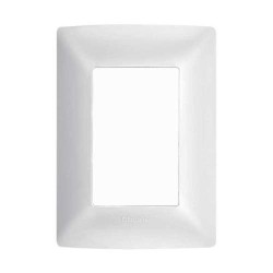 PLACA DE RESINA CON CHASIS COLOR BLANCO MERIDA 3 MODULOS QZ4803M3BN