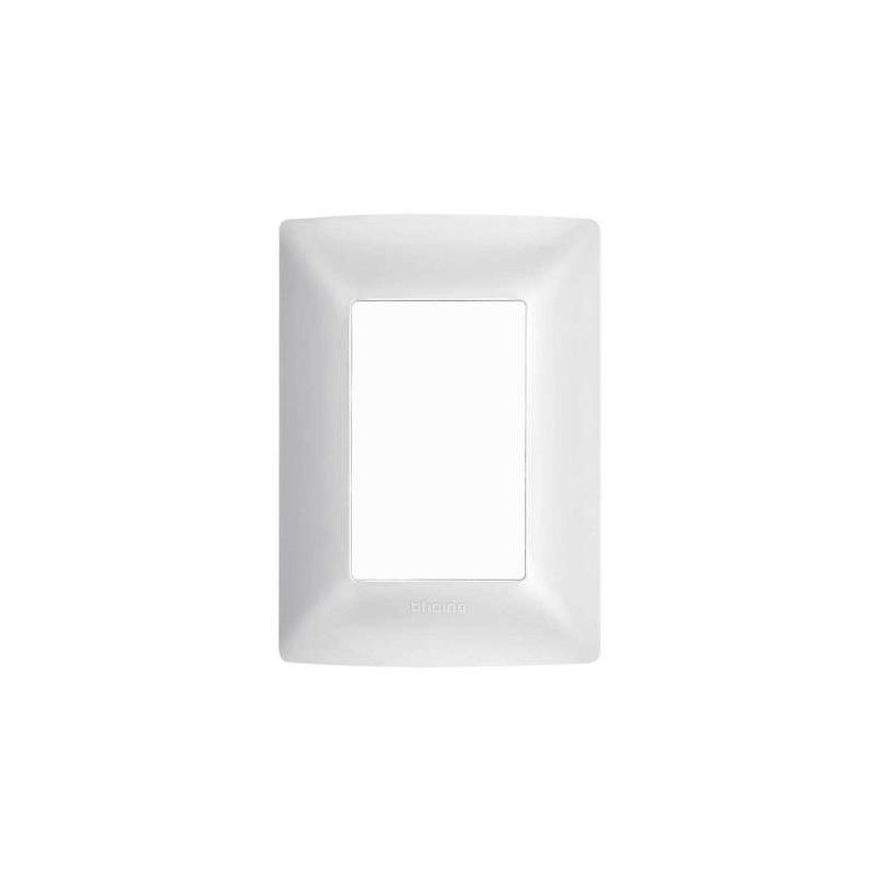 PLACA DE RESINA CON CHASIS COLOR BLANCO MERIDA 3 MODULOS QZ4803M3BN