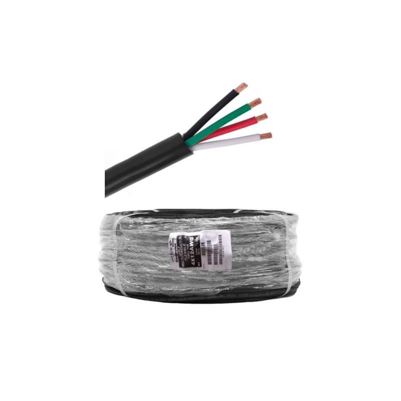 CONDULAC CORDON USO RUDO 4X12 NEGRO  TW600V MULTIC FLEX