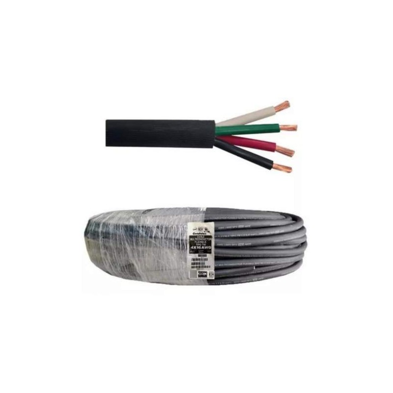 CONDULAC CORDON USO RUDO 4X16 NEGRO  TW300V