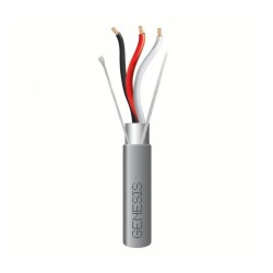 MT. CABLE SEGURIDAD 3X18 AWG GRIS PVC 9223