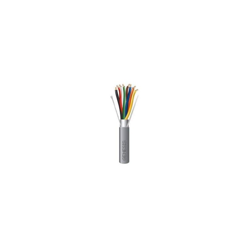 MT. CABLE SEGURIDAD 8X18 AWG CU CMR SHLD GRIS LZ28