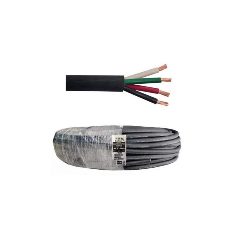 CONDULAC CORDON USO RUDO 4X8 NEGRO  TW600V MULTIC FLEX