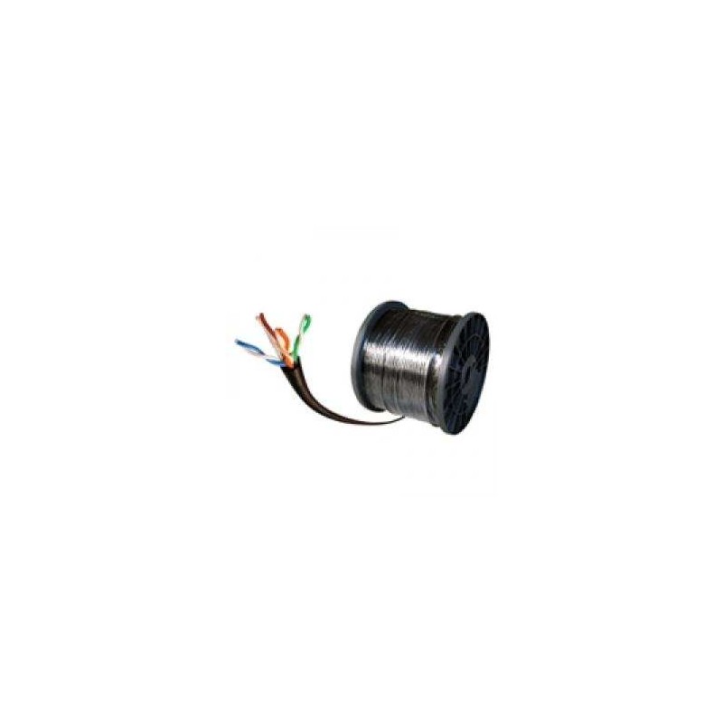 BOBINA UTP6 CONDUMEX EXTERIOR RELLENO 4X2 23 CUBIERTA EXT.Y AISLA POLIETILENO 23 AWG 305 MTS NEGRO