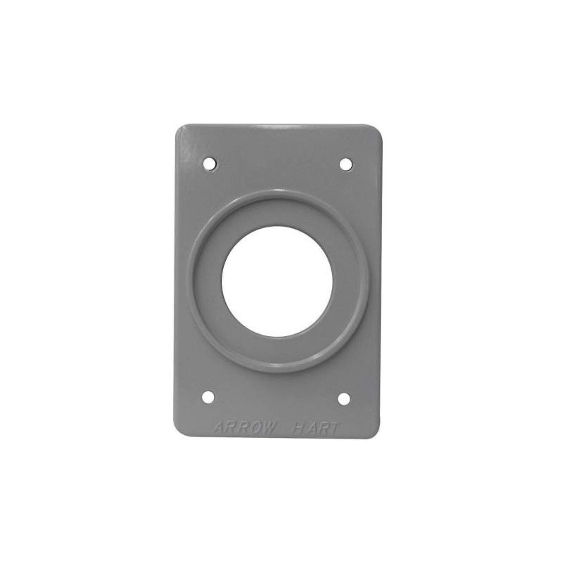 PLACA DE PARED RECEPTACULO REDONDO 40MM INDUSTRIAL AH2140