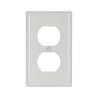 PLACA DE PARED DUPLEX DE 1 SALIDA, BLANCA 2132W