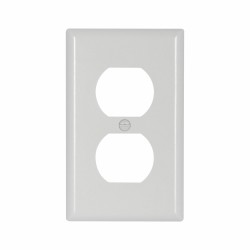 PLACA DE PARED DUPLEX DE 1 SALIDA, BLANCA 2132W