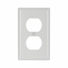 PLACA DE PARED DUPLEX DE 1 SALIDA, BLANCA 2132W