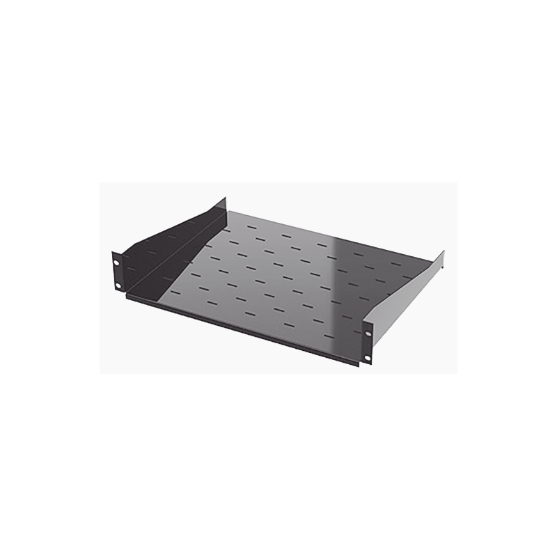 CHAROLA METALICA PARA EQUIPOS EN RACK NEGRA SCH19X13.5
