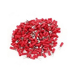 TERMINAL ESPADA ROJA 3/16  (100pzs) 22-16 AWG